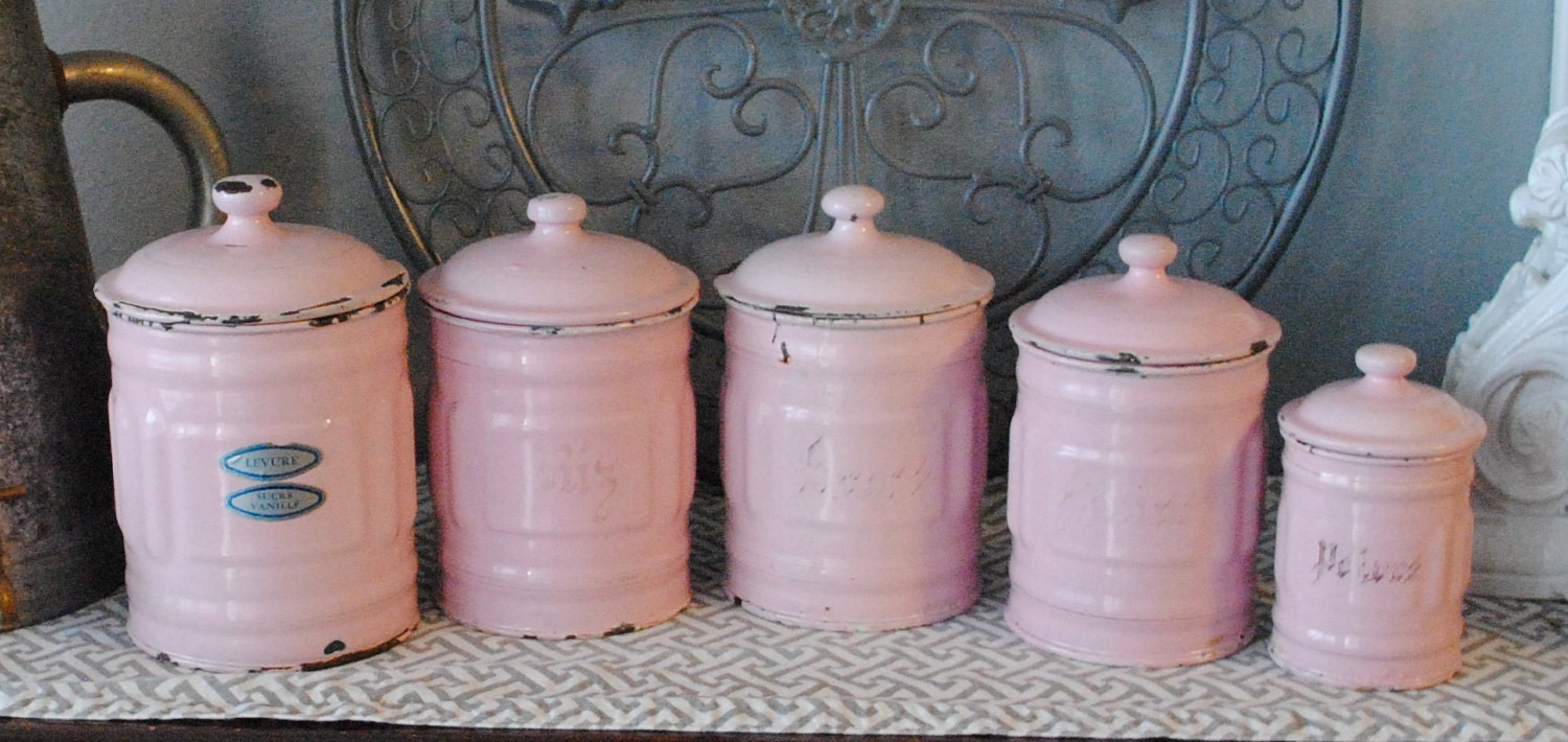 Pink Canister Sets