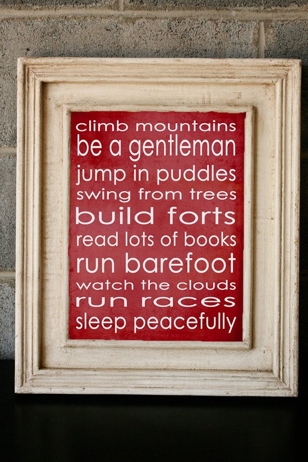 Boys - Part 1 - 11x14 Print