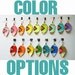 Neon Aztec - Butter Yellow - 3 inch - Faux Leather Feather Earrings