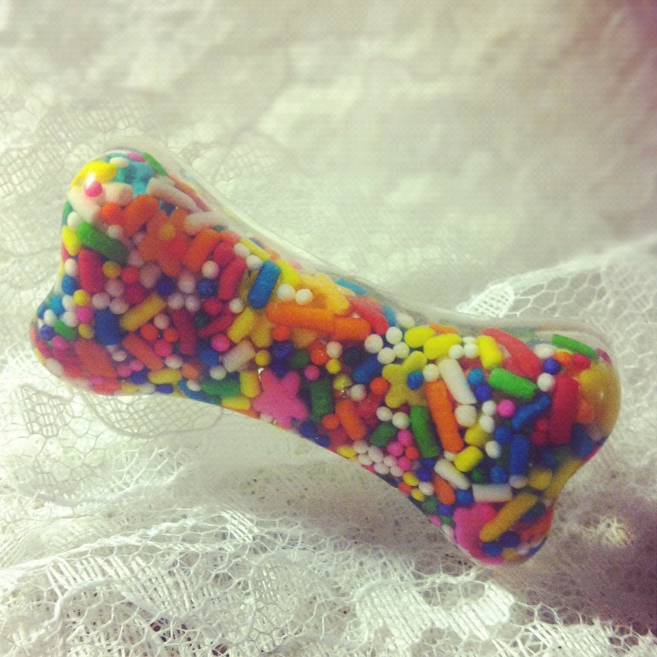 Real Candy Sprinkle Bone Ring