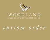 Oak Tree papercut ketubah for Ashley Y.