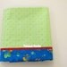 Children's COTTON PILLOWCASE, blue, green, frogs and bugs