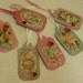 Victorian Valentine Gift Tags - six tags