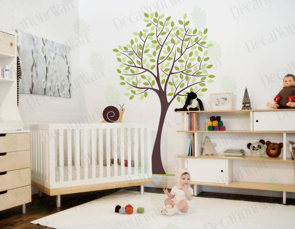76.5" tall  Large Tree Removable Wall Decal Vinyl Sticker Home Decor Nuresery kids Wall Art