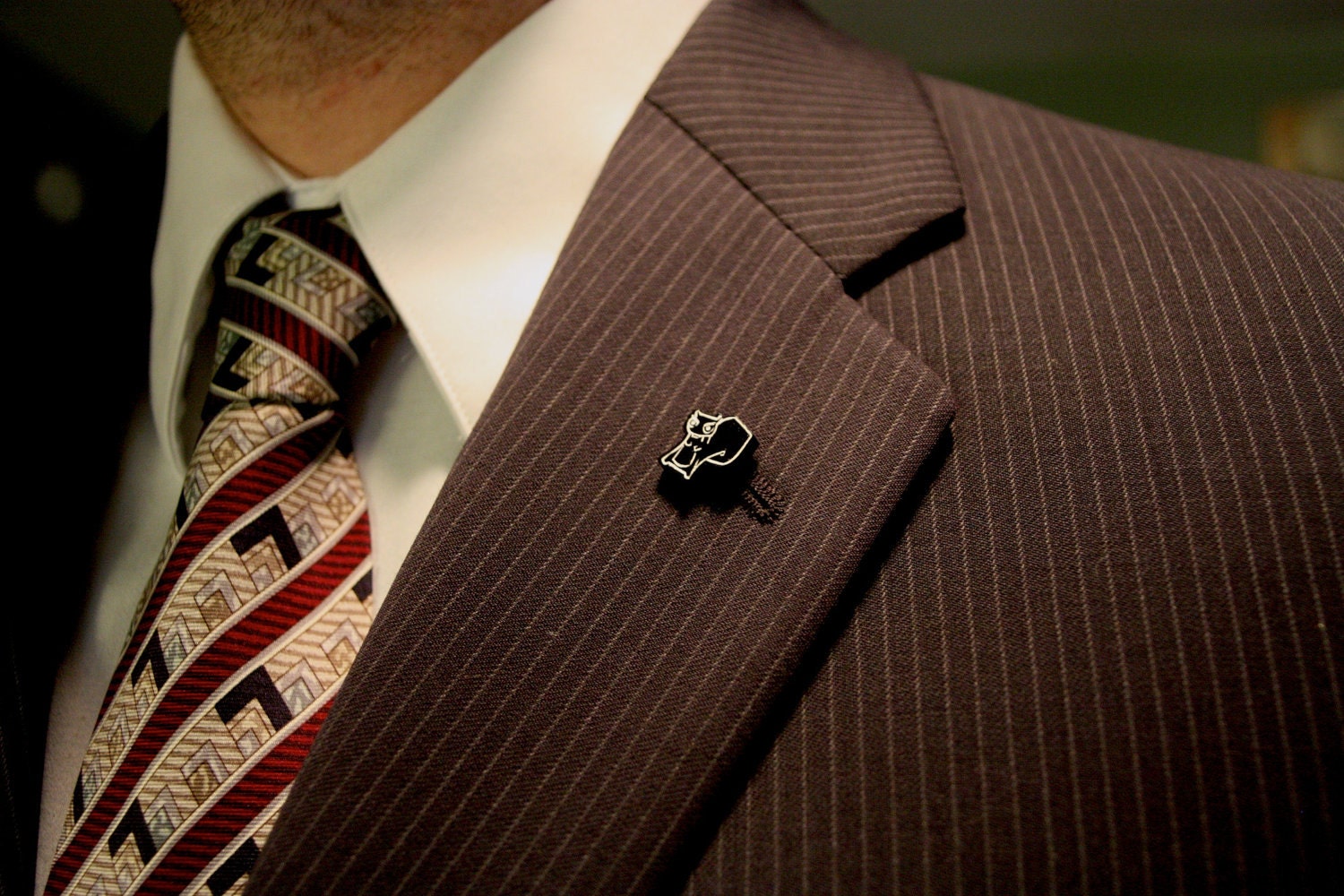 Lazlo Lapel Pin (Attrition.org)