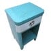 Vintage Art Deco Table - Norman Bel Geddes Industrial Steel Night Stand Machine Age Furniture