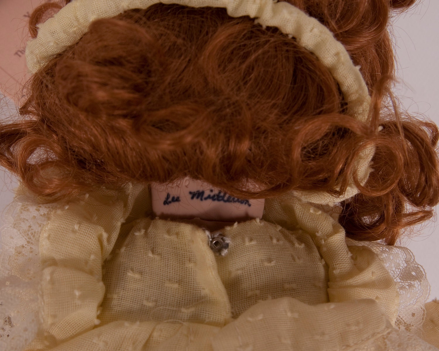 Vintage Lee Middleton Original Baby Doll 1991 Missy Buttercup Original Box Hand Signed Red Hair Collectible Doll