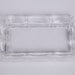 Vintage Butter Dish Crystal Ornate Scalloped Ends Kitchen Entertaining Dinnerware
