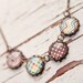 Rustic bib necklace - Simple jewelry - Free Worldwide Shipping - Gift for her under 35 USD