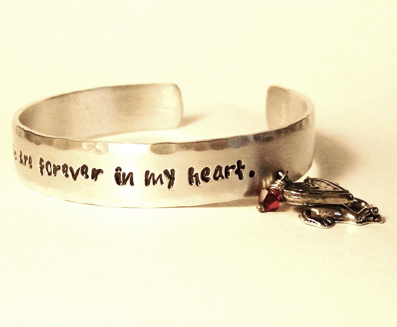 Handstamped "Horse Quote" Cuff Bracelet for the Equestrian