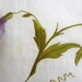Vintage / Home Decor / Linens / pillowcase / Scandinavian / purple / chartreuse / natural white / cottage chic / farmhouse folk / embroidery