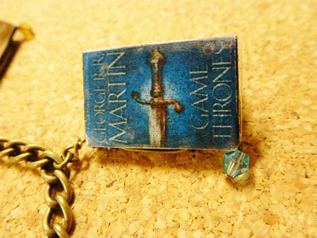 Game of thrones book charm bracelet