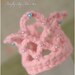 Baby Girl Princes Crown, pink, multicolored or white crochet baby hat, perfect newborn photo prop.
