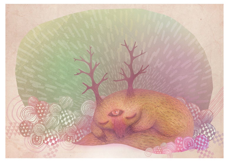 Deep winter dreaming - giclee print