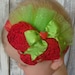 Strawberry Hair Bow-Strawberry Birthday-Strawberry headband-Strawberry Headbands-Strawberry shortcake-Infant Headbands-Birthday Headbands