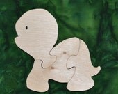 Turtle Puzzle with Bag for Storage Handmade Educational Wood Puzzle