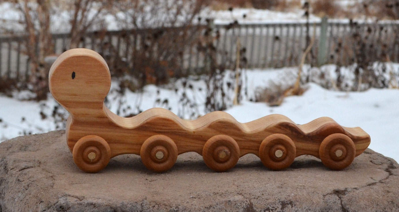 Redwood Caterpillar Push Toy for Children