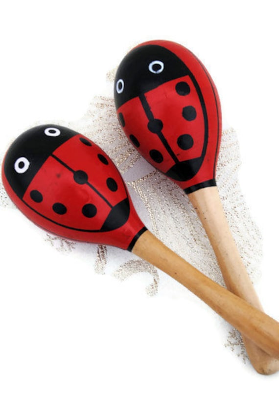 Ladybug maracas