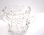 Vintage American Clear Crystal Creamer