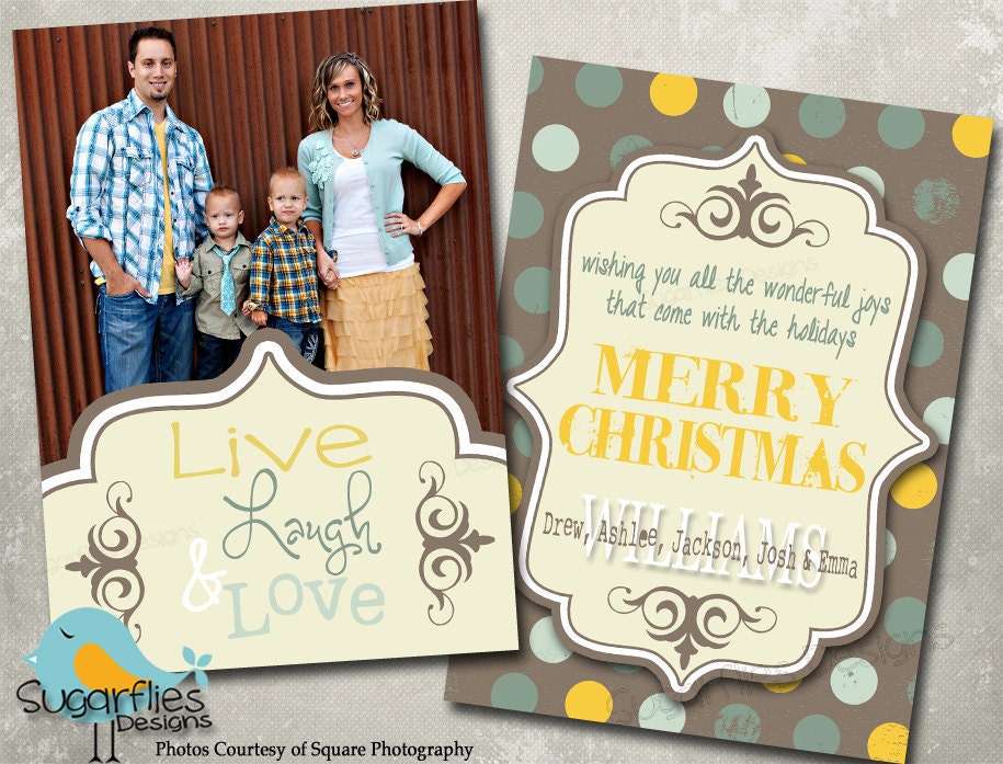 Christmas Card Templates - Family Christmas Cards 19