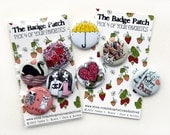 The Badge Patch Button Set - Illustrated by: Taren S. Black