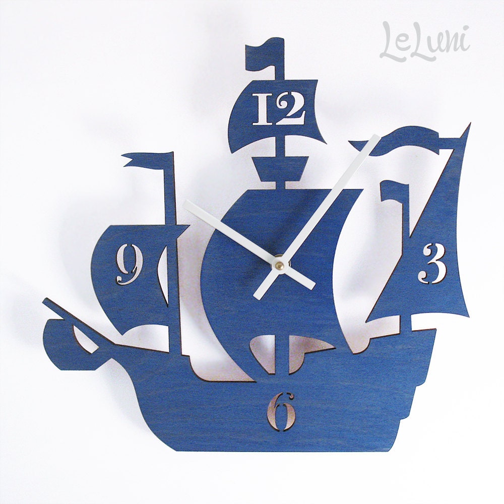 The "Dread Pirate Roberts" designer wall mounted clock from LeLuni