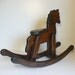 Wooden Horse Rustic Rocker