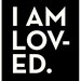 I AM LOVED - 11x14 - children's art neon pink poster