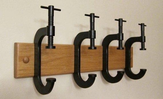 C-Clamp Coat Rack