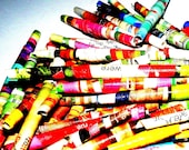 Paper Bead Supplies, Jewelry, Handmade Beads, Paper Beads, Color