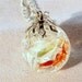 Marble Pendant And Necklace, Jewelry, Accessories,  Fried Marble, Colorful Pendant, Unique Christmas Gift, Jewelry