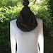 Funnel Infinity Eternity Cowl Neck Warmer Scarf Woodlands Cluster Crochet READY TO SHIP