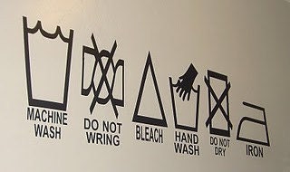 Vinyl Laundry Symbols