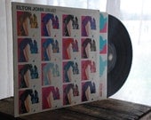 Vinyl Record Elton John - Leather Jackets LP Album 1986 Classic Rock Hoop of Fire Slow Rivers Paris