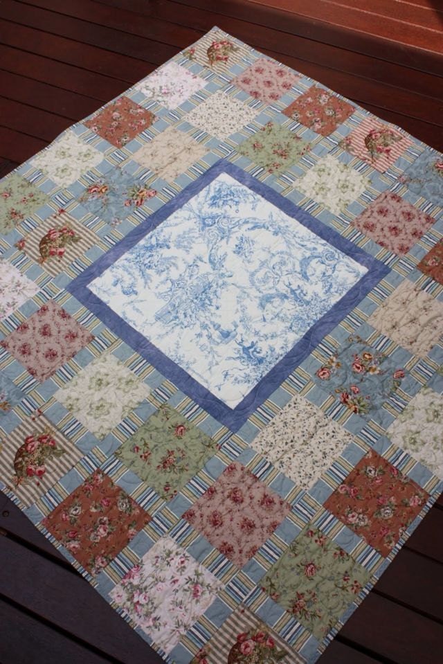 French Romance Lap Size Quilt