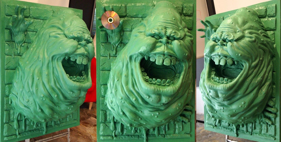 Life Size Ghostbusters Slimer 3D Wall Art Scale 1:1 Prop