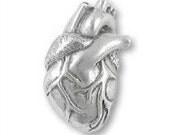 Human Heart Lapel Pin