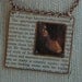 Emily Bronte necklace pendant Wuthering Heights Victorian Steampunk mixed media