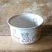 Deep Large Pet Food Bowl With Cute Animals, Dishwasher Safe Cat or Dog Food Bowl, Water Bowl, Ready to Ship