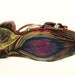 Hand Painted Wedding Shoes- Peacock Bridal Shoes- Peacock Feather High Heels