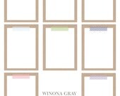Washi Tape and Kraft Journaling Cards