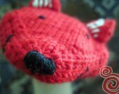 handpuppet "FOX" knitting pattern PDF Pumora