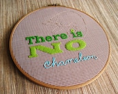 Embroidery Pattern 'There is no chameleon' PDF many languages