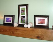 Fireplace Mantel Floating Barn Wood box Beam Wall Shelf Rustic Reclaimed - mid 1800's