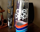 Diet Pepsi "ONE CALORIE" Tall Boy Glass Vintage