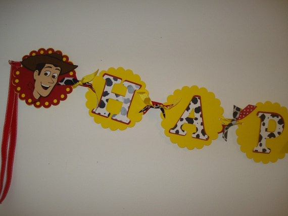 Woody & Jessie Toy Story Inspired Banner