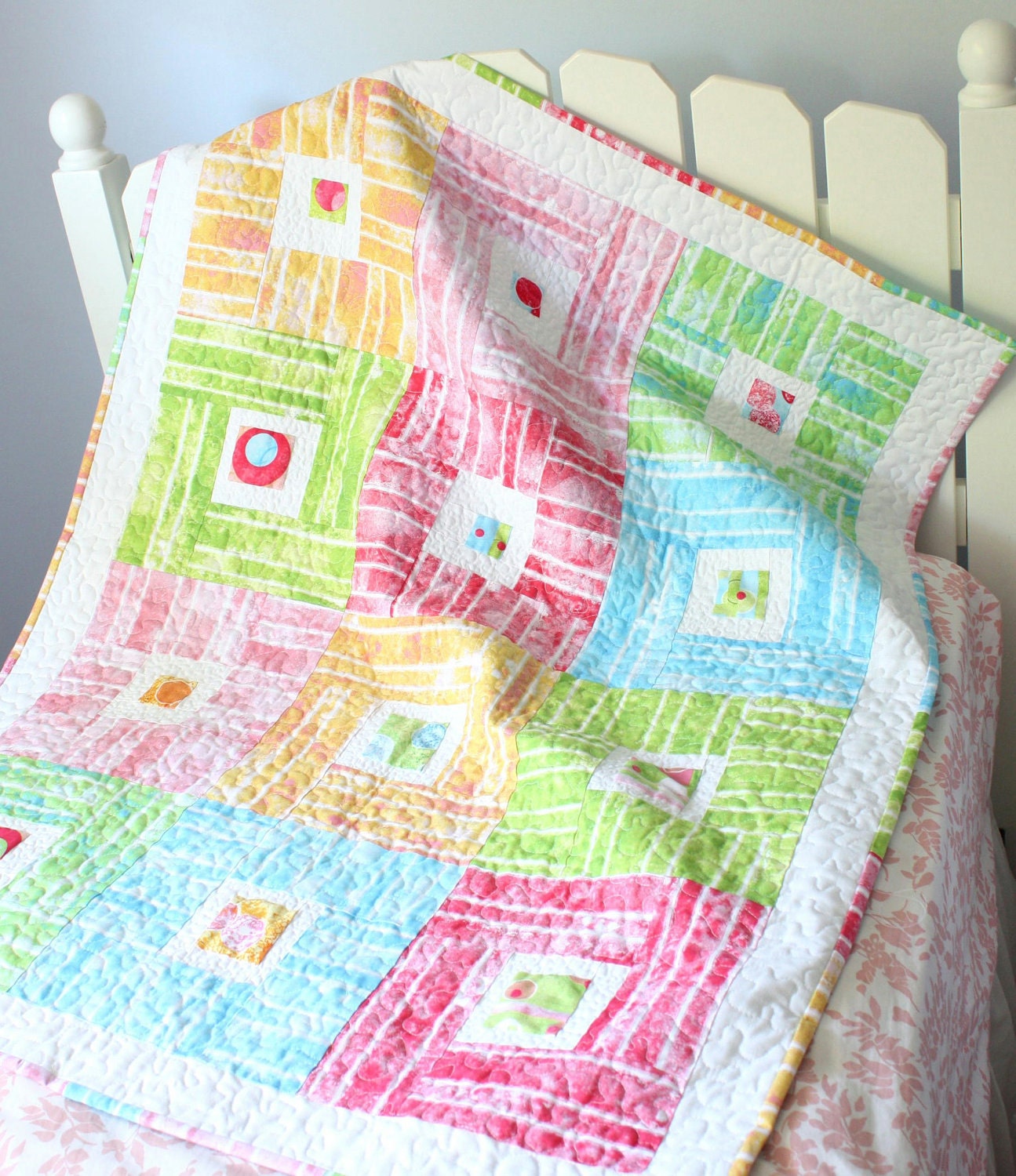 Stripey Squares Quilt