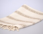 Handwoven Linen Peshtemal - Turkish Bath Towel