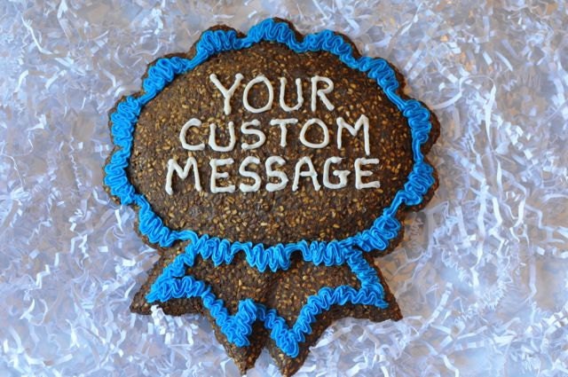 Local NJ Pick Up Blue Ribbon Award Personalized Horse Treat