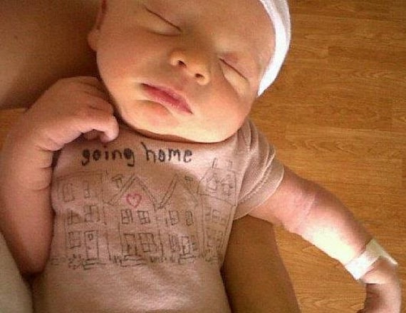 Going Home Onesie - MADE TO ORDER